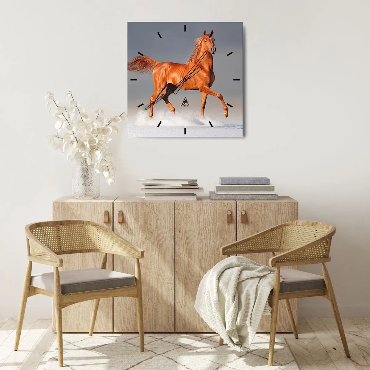 Vægur, Uret - Dansende ynde - 30x30 cm