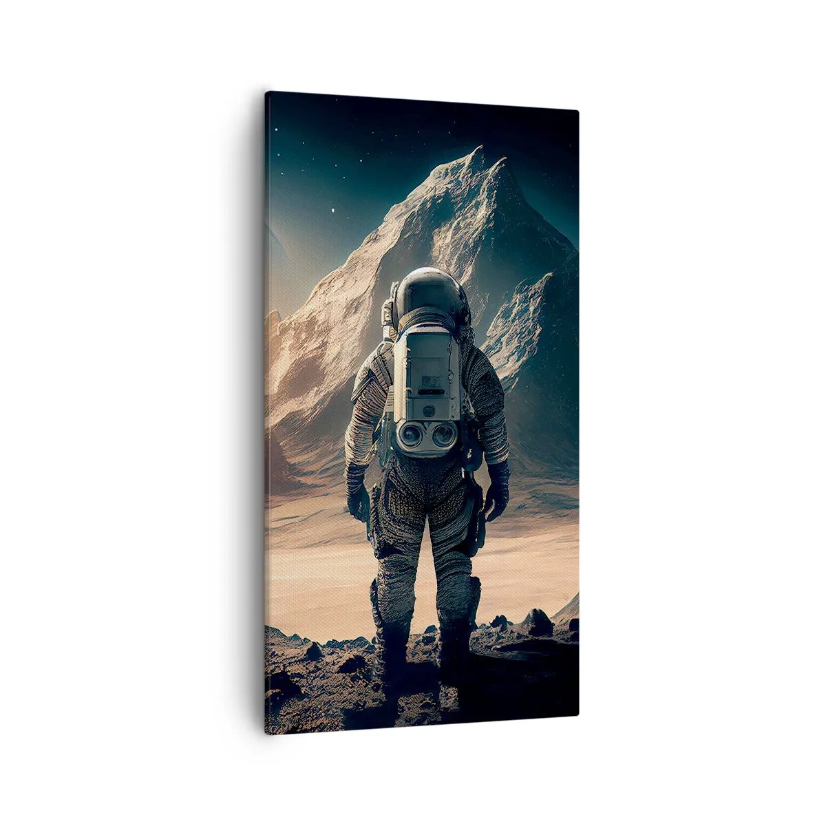 Lærredstryk - Billede på lærred - En ny udfordring - 55x100 cm