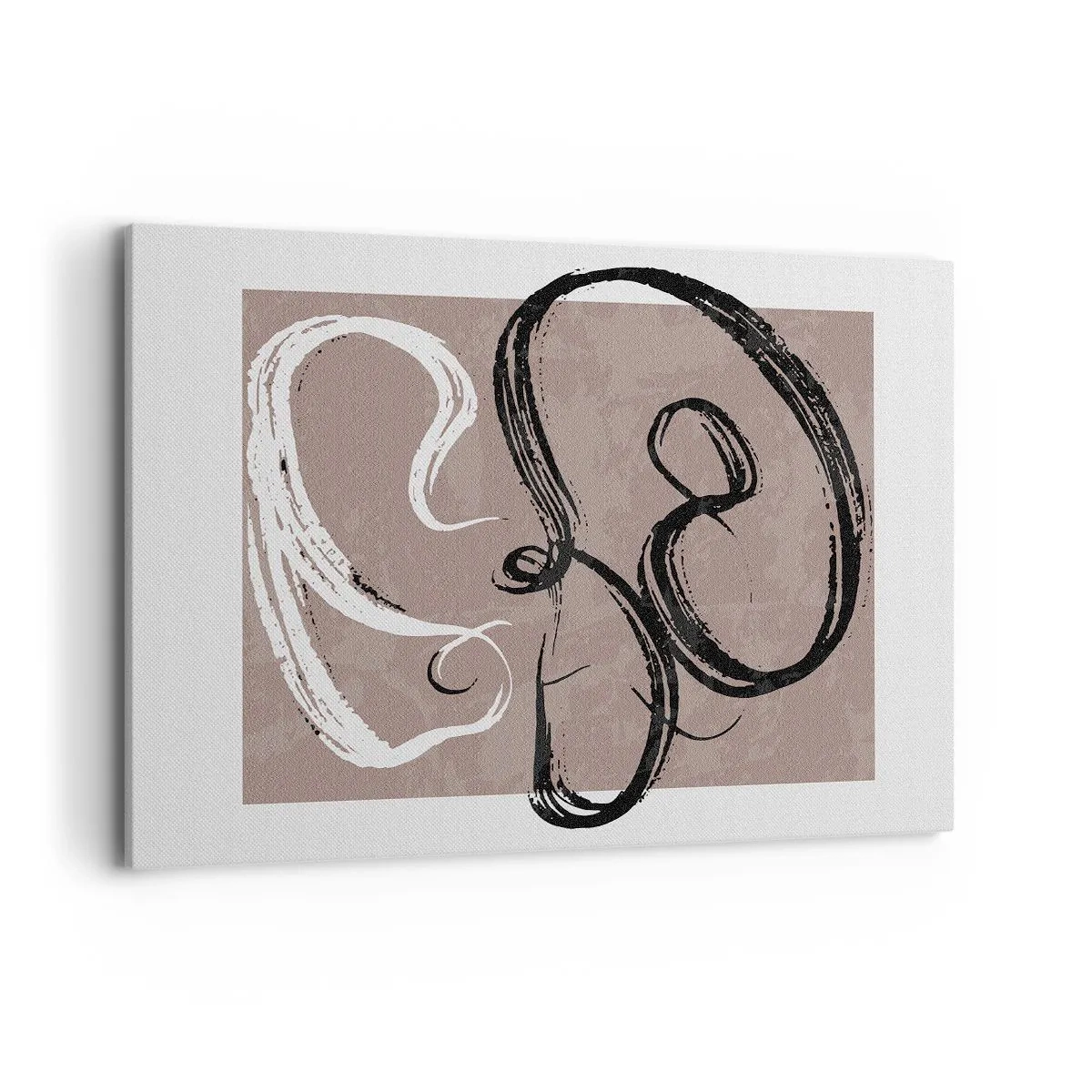 Lærredstryk - Billede på lærred - Komposition - en søgen efter fuldstændighed - 100x70 cm