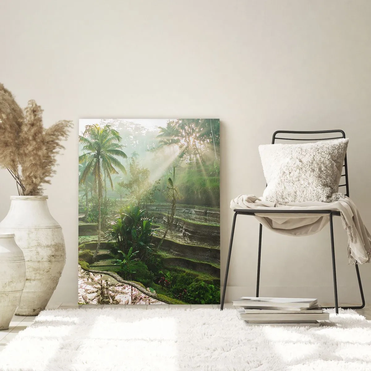 Billede på glas - Voksende op i solen - 50x70 cm