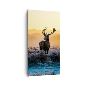 Lærredstryk - Billede på lærred - Kronet på sine godser - 65x120 cm