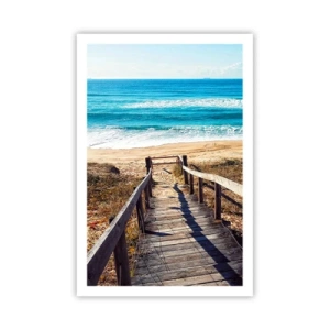 Plakat - Løb! - 61x91 cm