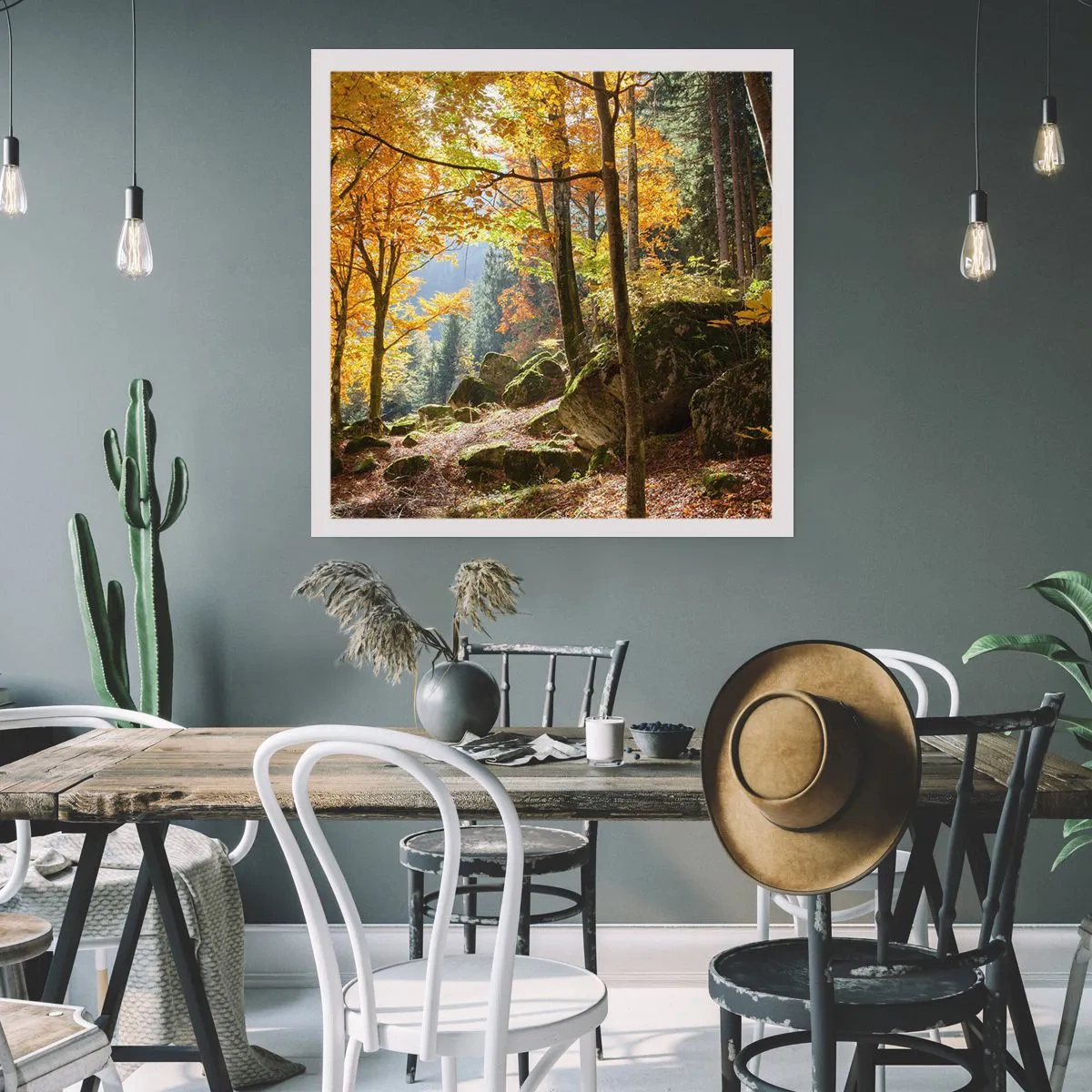 Plakat - Tid til at slappe af - 40x40 cm