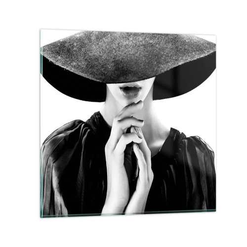 Billede på glas - Usynlig skønhed - 30x30 cm