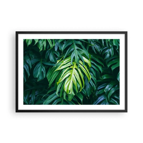 Plakat i sort ramme - Fordyb dig i friskhed - 70x50 cm