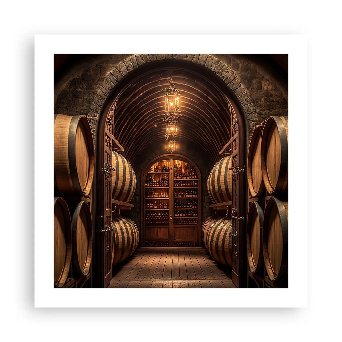 Plakat - Atmosfærisk kælder - 50x50 cm