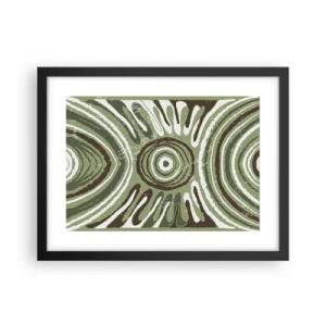 Plakat i sort ramme - Eksplosion af følelser - 40x30 cm