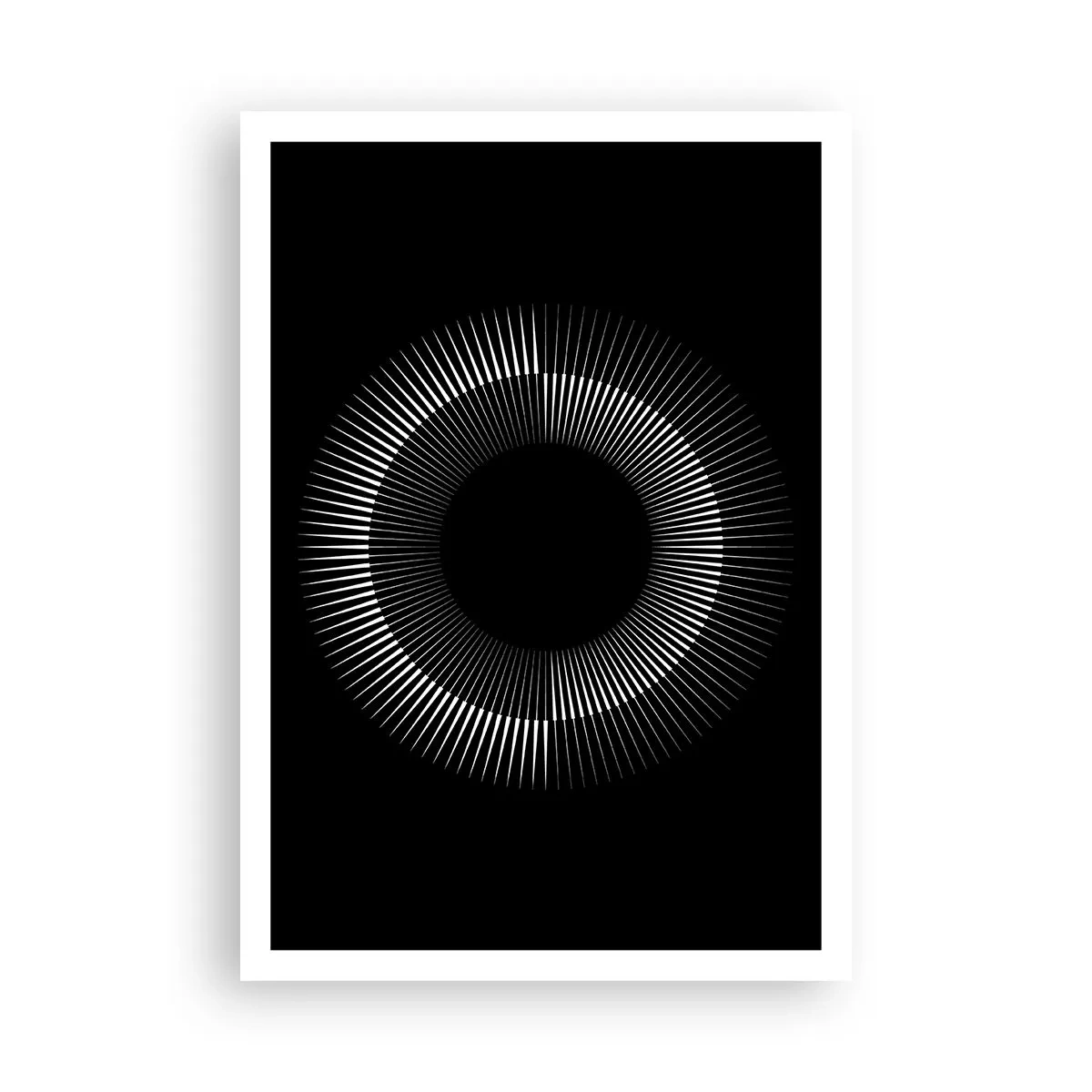 Plakat - Sort sol - 70x100 cm
