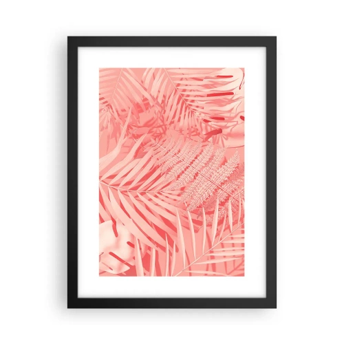 Plakat i sort ramme - Lyserødt koncept - 30x40 cm