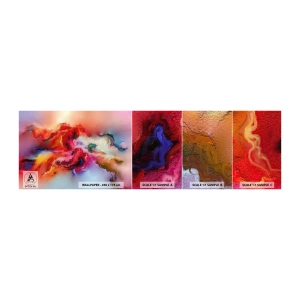 Prøve Fototapet Selvklæbende Deluxe Sticker - Sådan fanger du drømmen - røg - Abstraktion, Stykke, Akryl - 100x30 cm