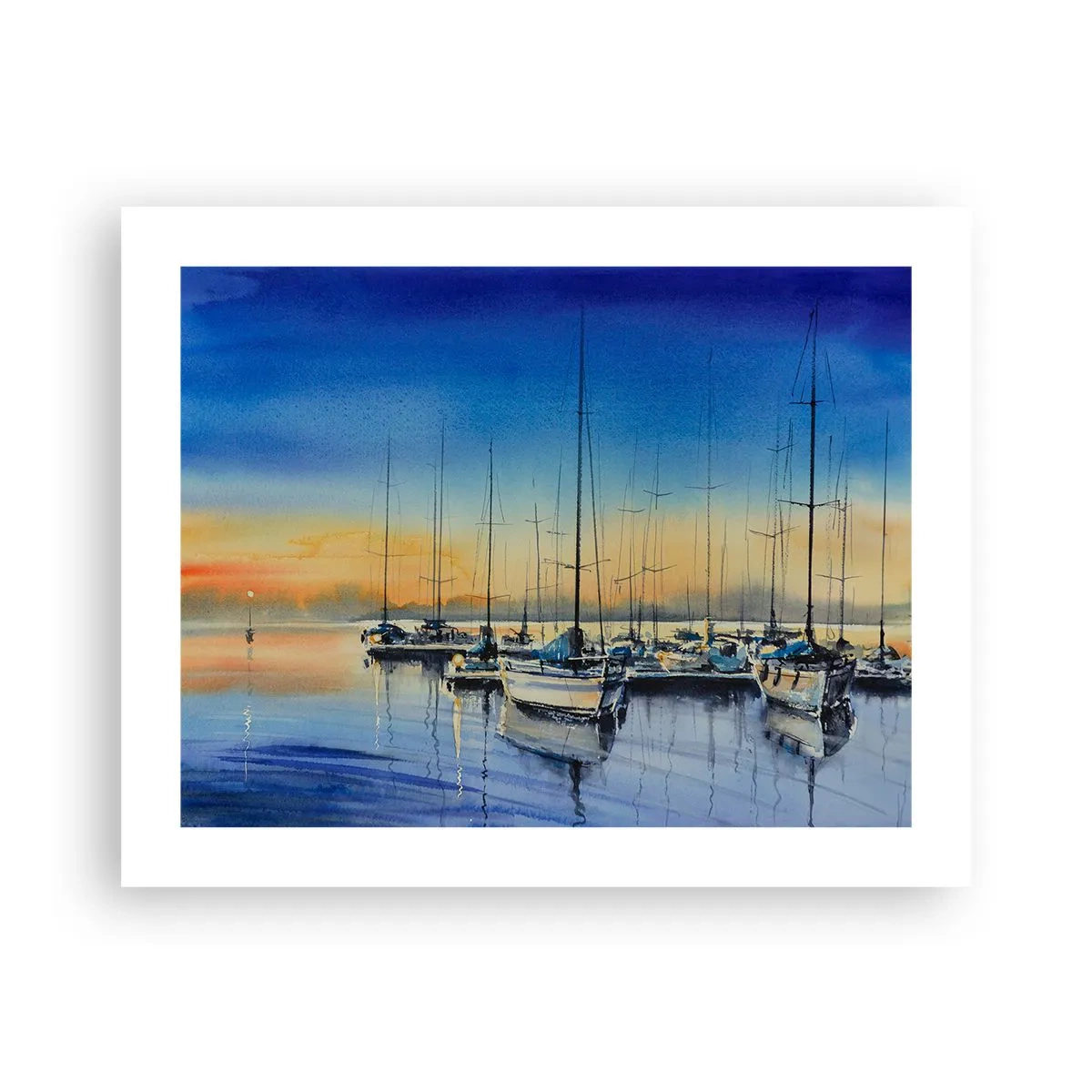 Plakat - Slutningen på en god dag - 50x40 cm