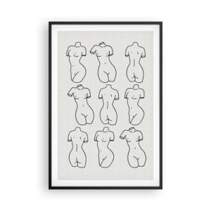 Plakat i sort ramme - Kun Venus - 61x91 cm