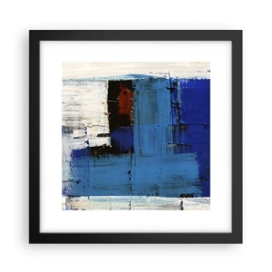 Plakat i sort ramme - Det blås hemmelighed - 30x30 cm