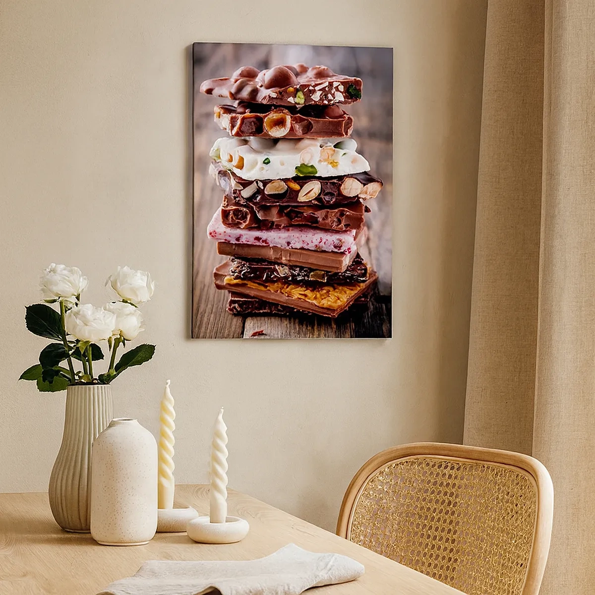 Lærredstryk - Billede på lærred - Dejligt perspektiv - 50x70 cm