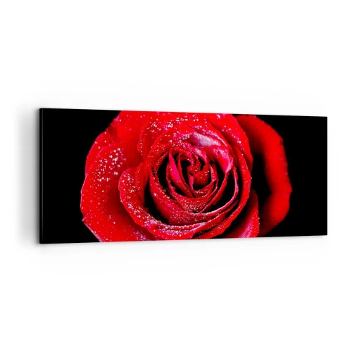 Lærredstryk - Billede på lærred - Det er kærlighed - 100x40 cm