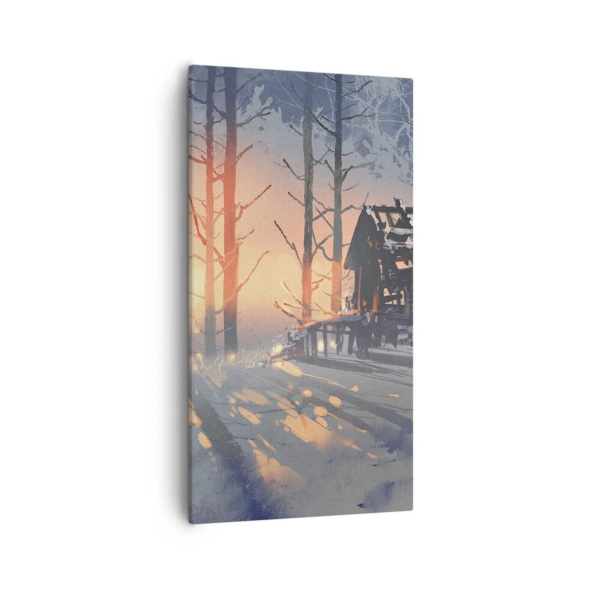 Lærredstryk - Billede på lærred - Kun solen kigger her - 55x100 cm