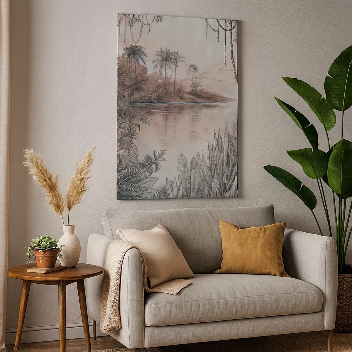 Lærredstryk - Billede på lærred - En opdagelsesrejsendes dagbog fra det 19. århundrede - 50x70 cm