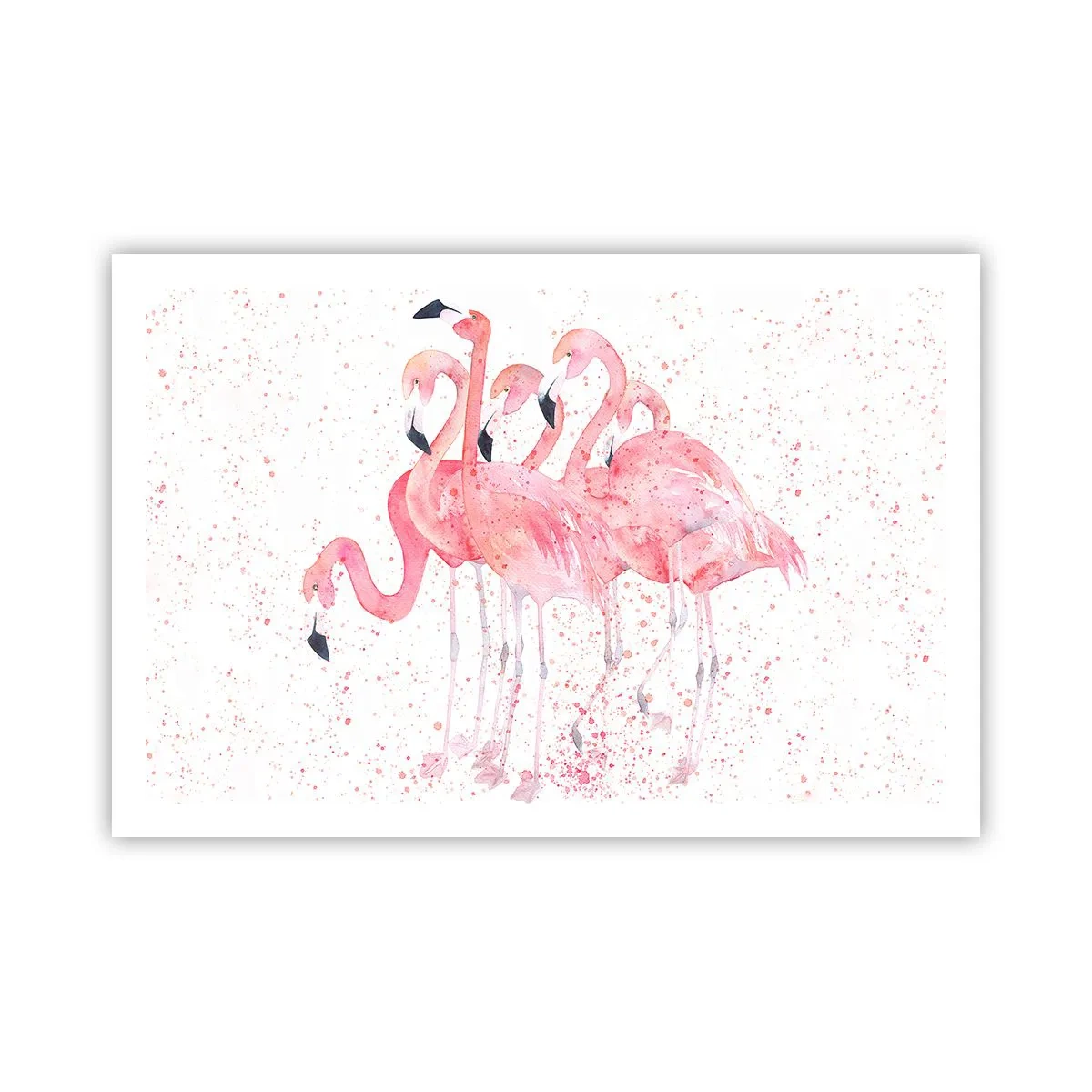 Plakat - Lyserød ansambl - 91x61 cm