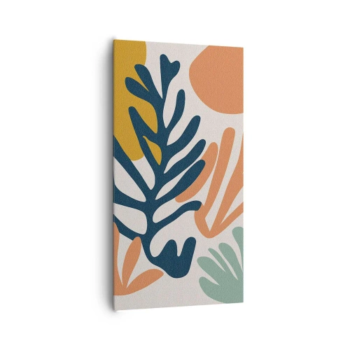 Lærredstryk - Billede på lærred - Koralhav - 65x120 cm