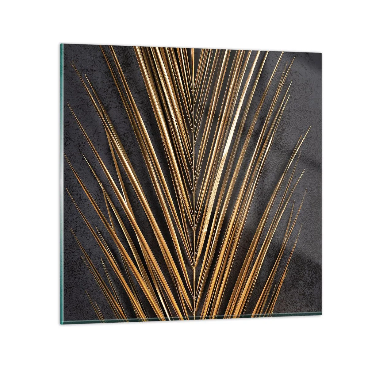 Billede på glas - Tropernes guld - 70x70 cm