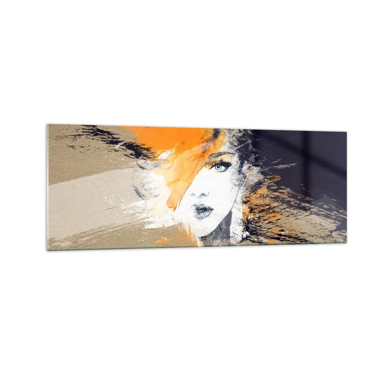 Billede på glas - Og det bliver let - 140x50 cm