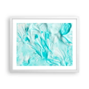 Plakat i hvid ramme - For altid sammen - 50x40 cm