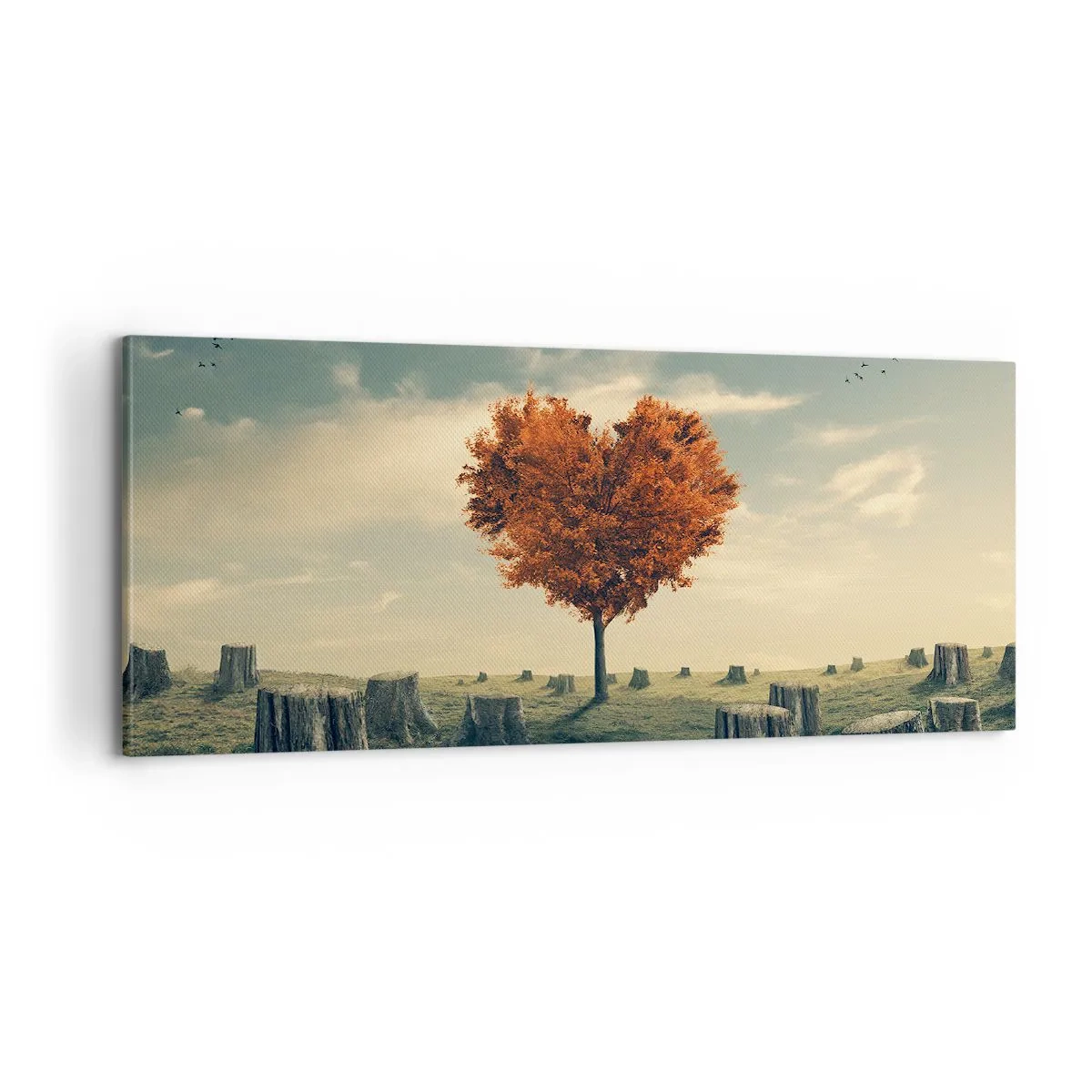 Lærredstryk - Billede på lærred - Der er stadig håb - 100x40 cm