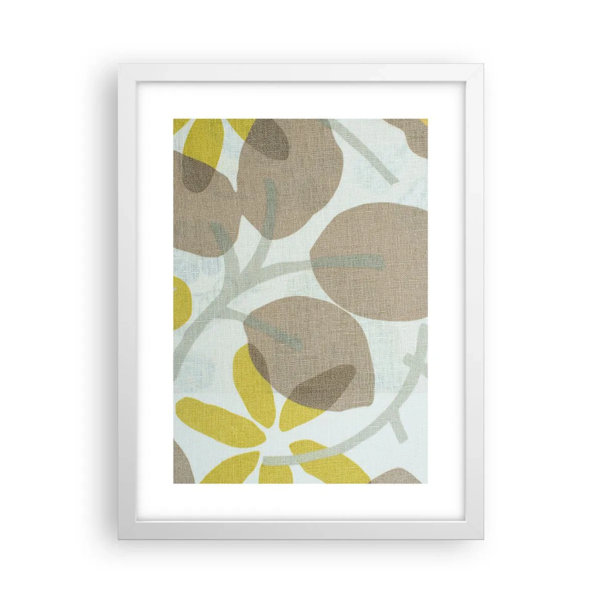 Plakat i hvid ramme - Komposition i solskinnet - 30x40 cm