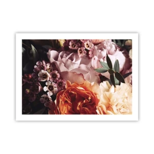 Plakat - Indhyllet i skønhed - 70x50 cm