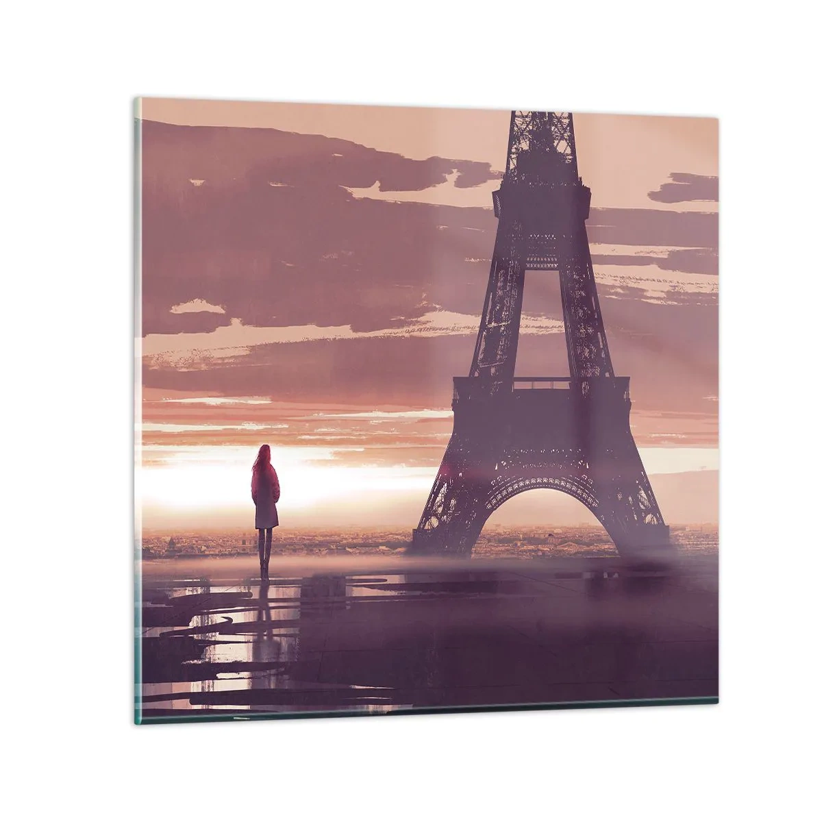 Billede på glas - Kun de to - 50x50 cm