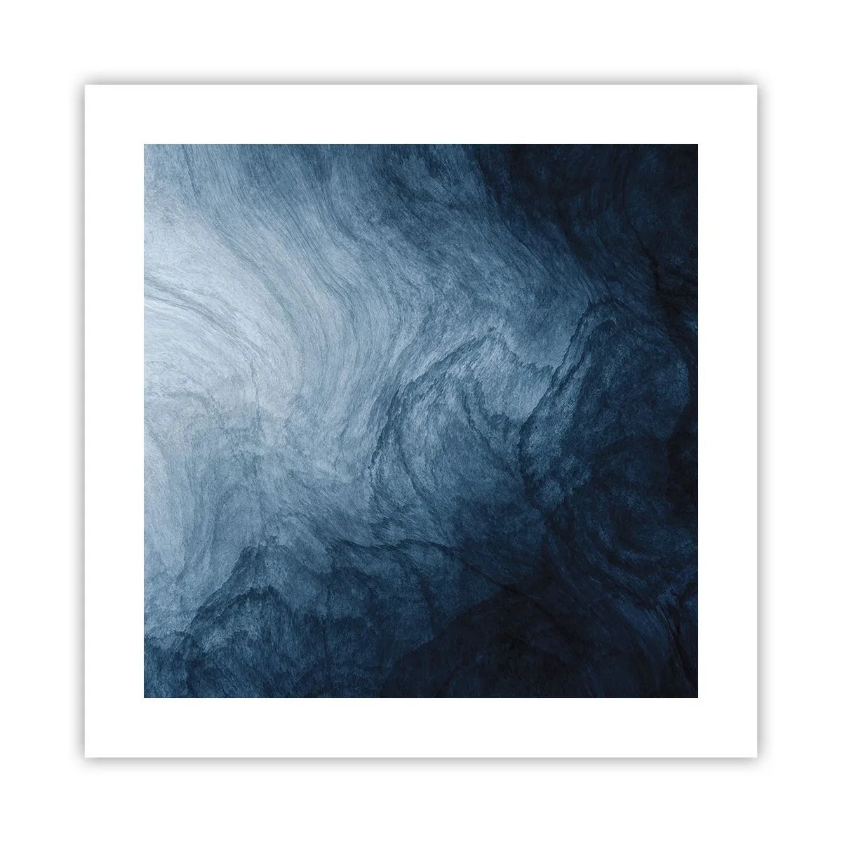 Plakat - Ind i dybet - 40x40 cm