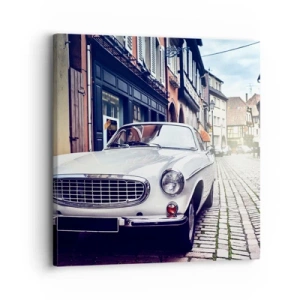 Lærredstryk - Billede på lærred - Fortiden er i dag - 30x30 cm