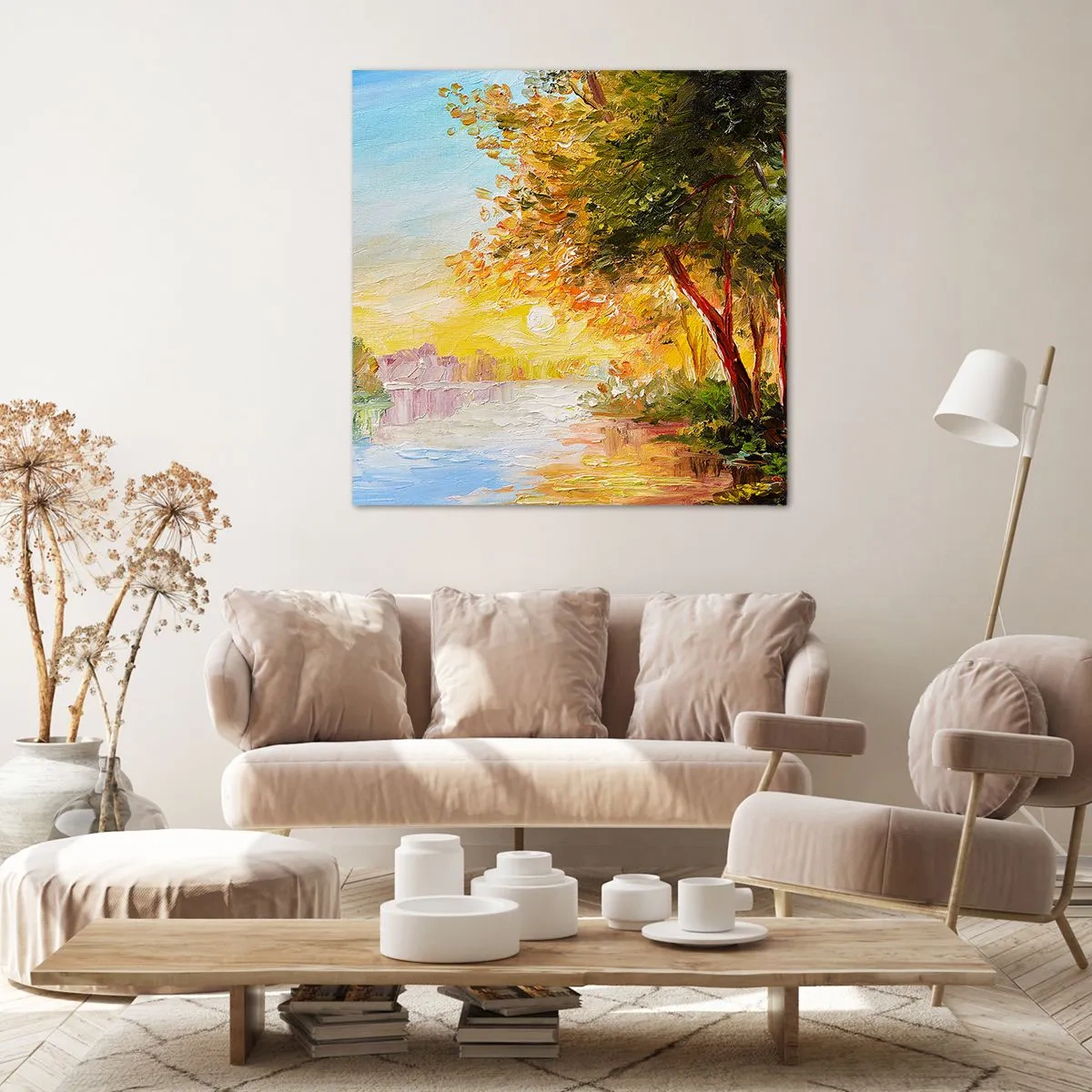 Lærredstryk - Billede på lærred - Et in Arcadia ego - 40x40 cm