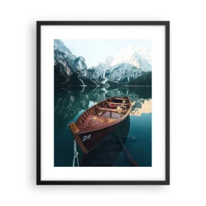 Plakat i sort ramme - Som om det var malet på glas - 40x50 cm