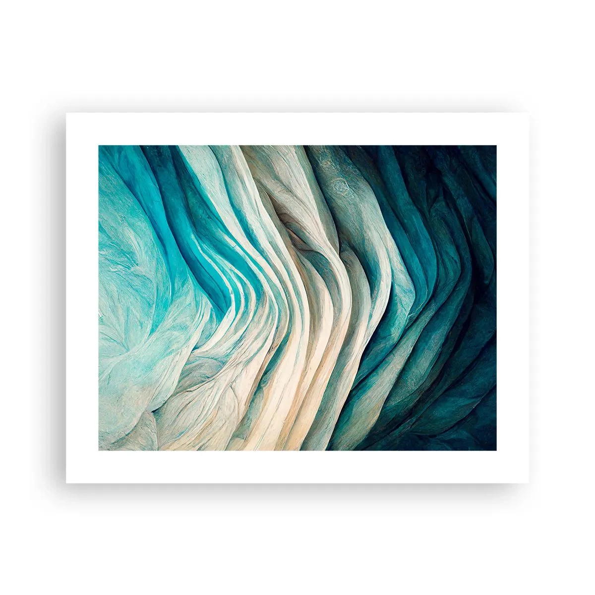 Plakat - Blå umættelighed - 50x40 cm