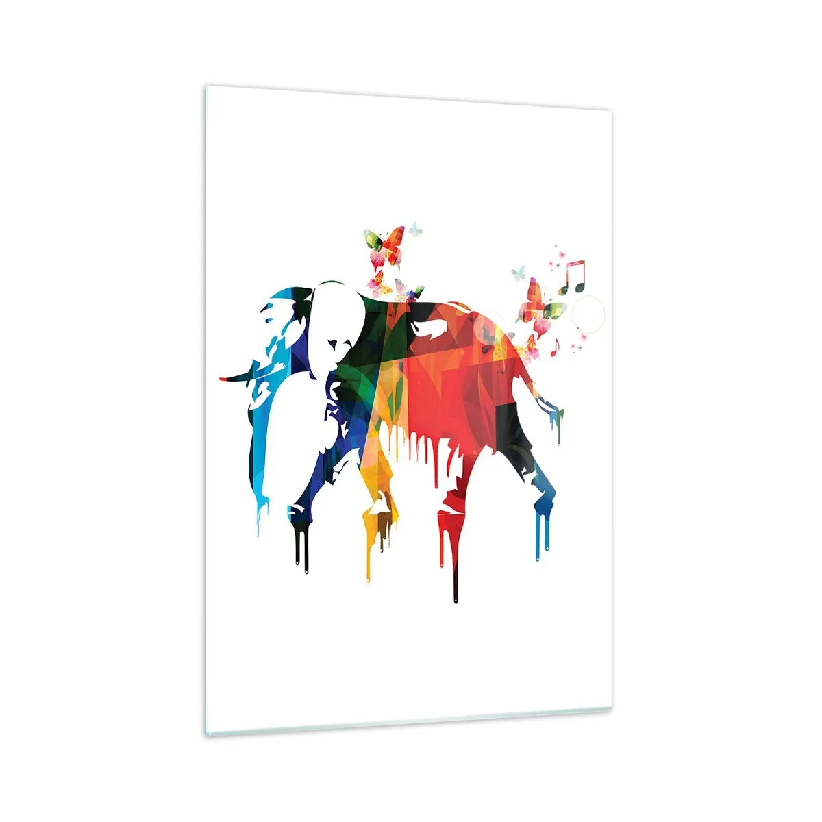 Billede på glas - Alle kan danse - 50x70 cm