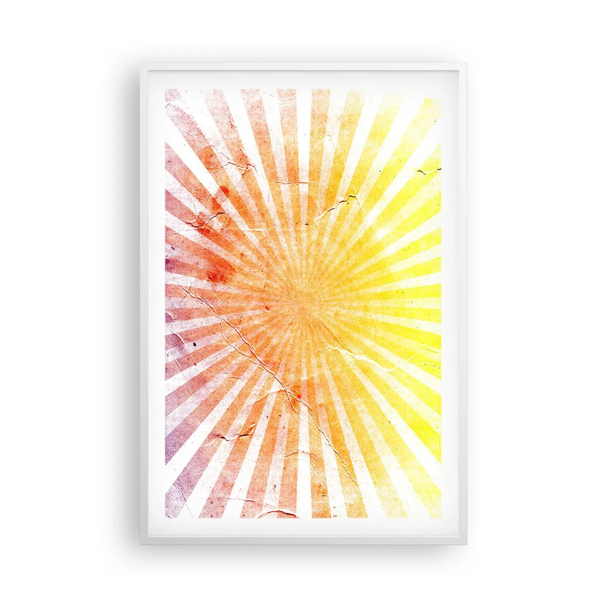 Plakat i hvid ramme - Opgange og nedgange - 61x91 cm