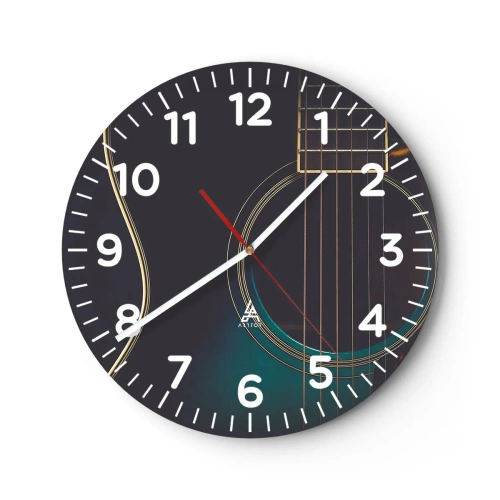 Vægur, Uret - Et øjeblik før det lyder - 40x40 cm