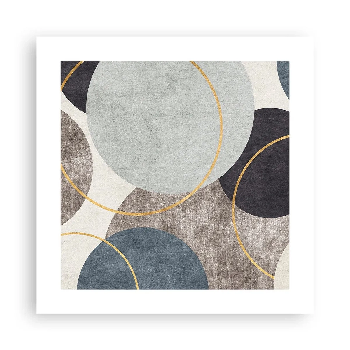 Plakat - Hjul efter hjul - 40x40 cm