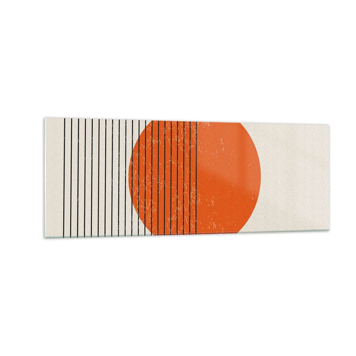 Billede på glas - Altid solen - 140x50 cm