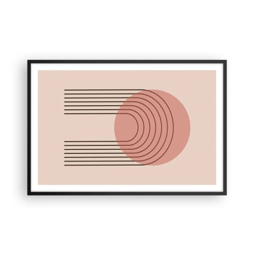 Plakat i sort ramme - Uimodståelig tiltrækningskraft - 91x61 cm