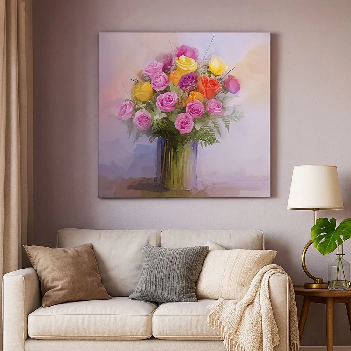 Lærredstryk - Billede på lærred - Bevaret skønhed - 30x30 cm