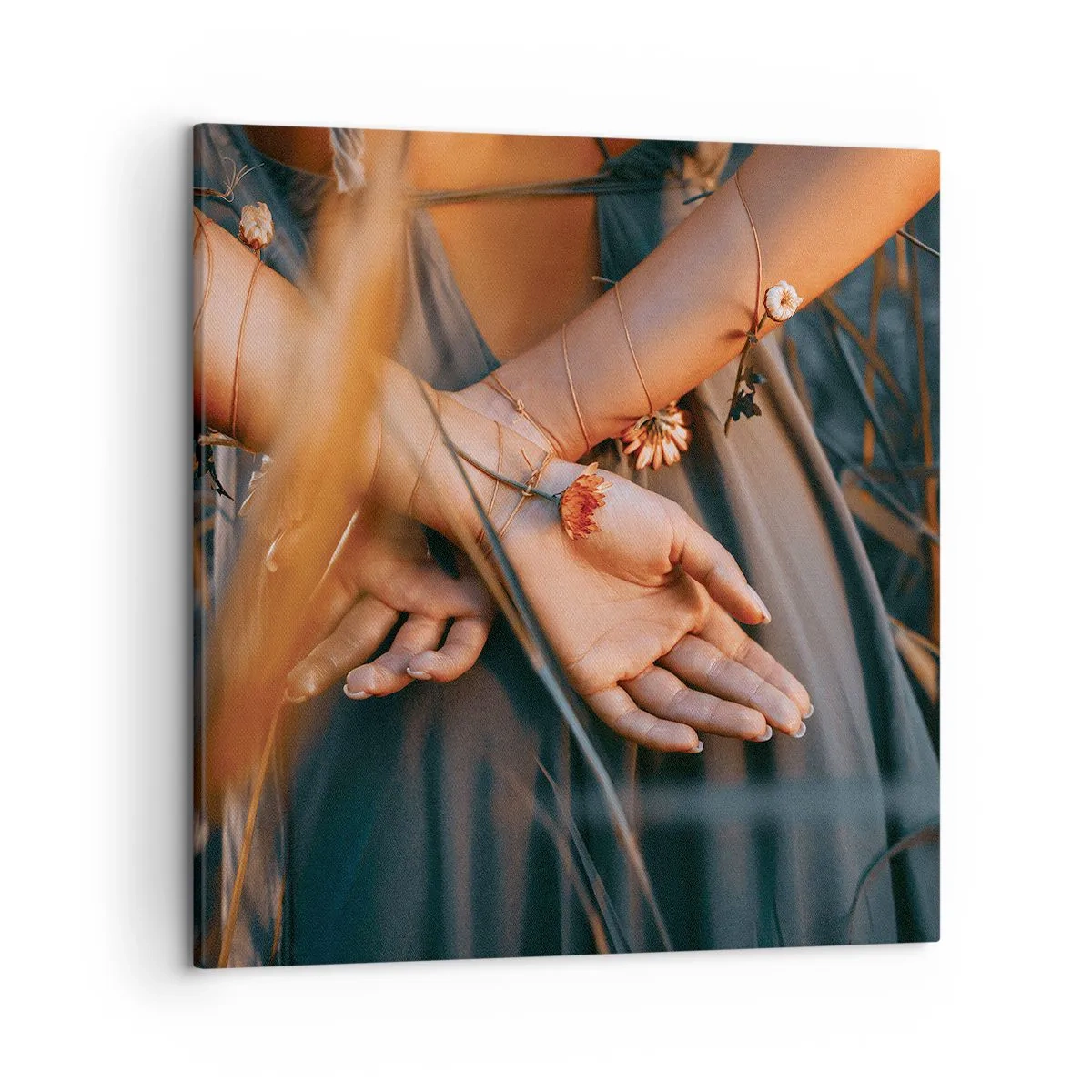 Lærredstryk - Billede på lærred - Forbundet med naturen - 50x50 cm