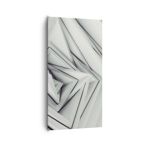 Lærredstryk - Billede på lærred - Skarpe vinkler knopper - 65x120 cm