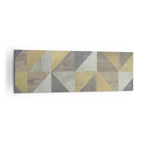 Lærredstryk - Billede på lærred - Ved trekantens vinkel - 160x50 cm