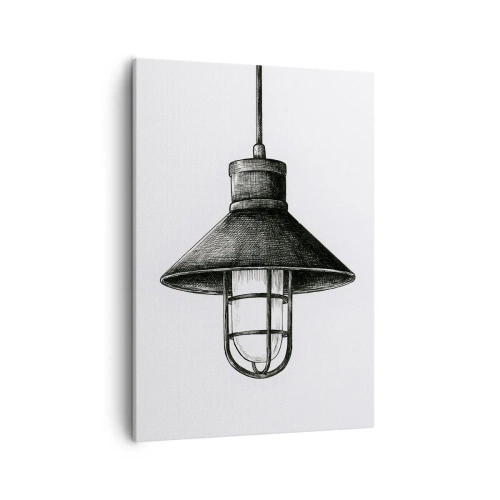 Lærredstryk - Billede på lærred - Som for mange år siden... - 50x70 cm