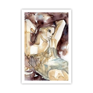 Plakat - I stemning af lilla - 61x91 cm