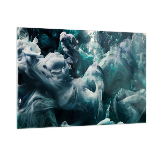 Billede på glas - Farvebevægelse - 120x80 cm