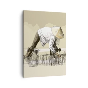 Lærredstryk - Billede på lærred - God høst - 50x70 cm