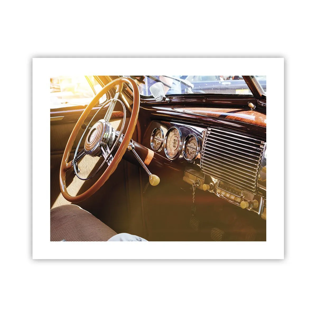 Plakat - Et pust af luksus fra fortiden - 50x40 cm